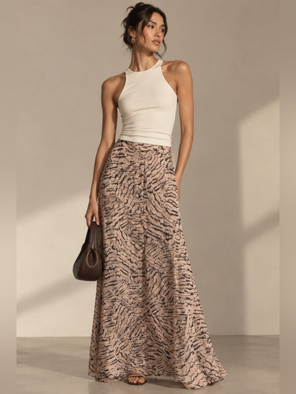 Lovers + Friends Zebra Stripe Skirt